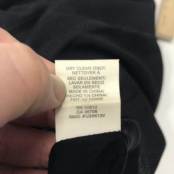 Vintage Anne Klein Skirt Womens 8 Black White Polka Dot A Line Flat Front AS IS - Picture 6 of 11